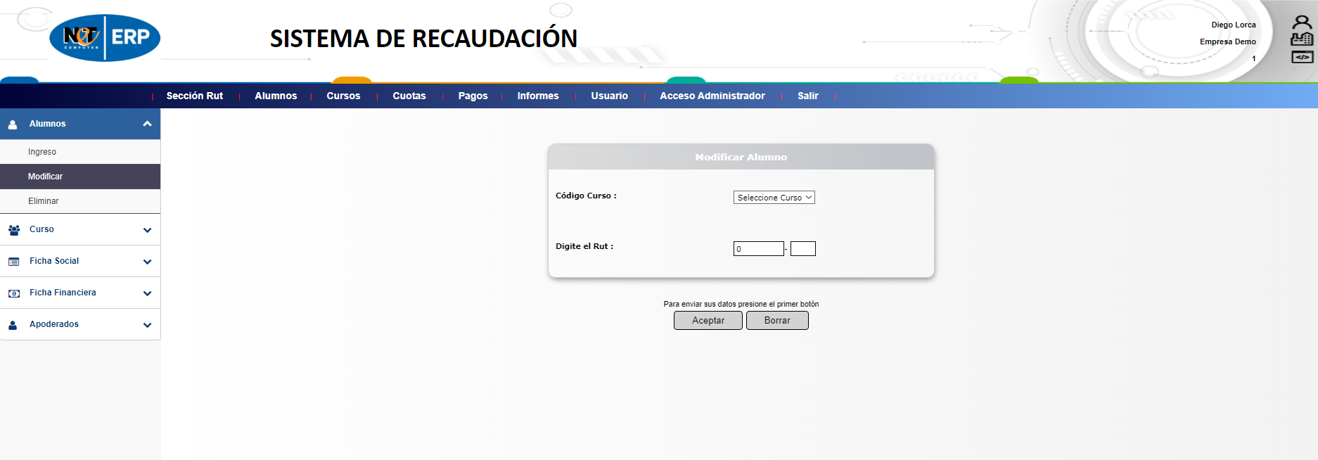 Sistema de Recaudación